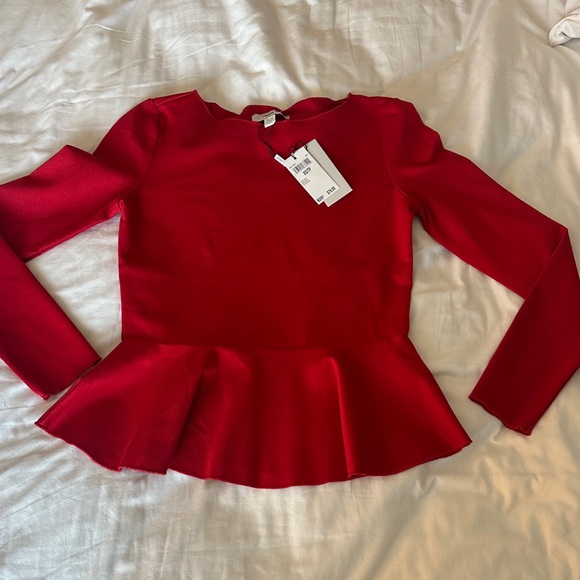 Jason Wu Tops - Jason Wu Vibrant Red Top